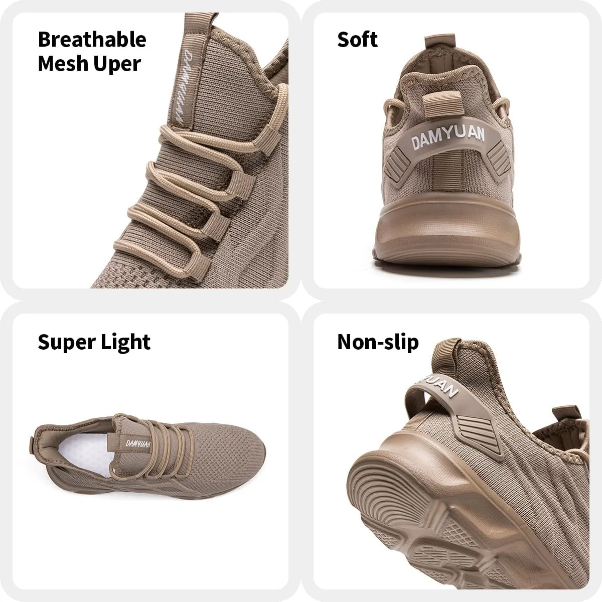 Women Running Shoes Walking Tennis Sport Shoes Women's Gym Sneakers Lightweight Breathable Non Slip Fashion Workout Shoe for Casual Jogging Mesh Sneaker