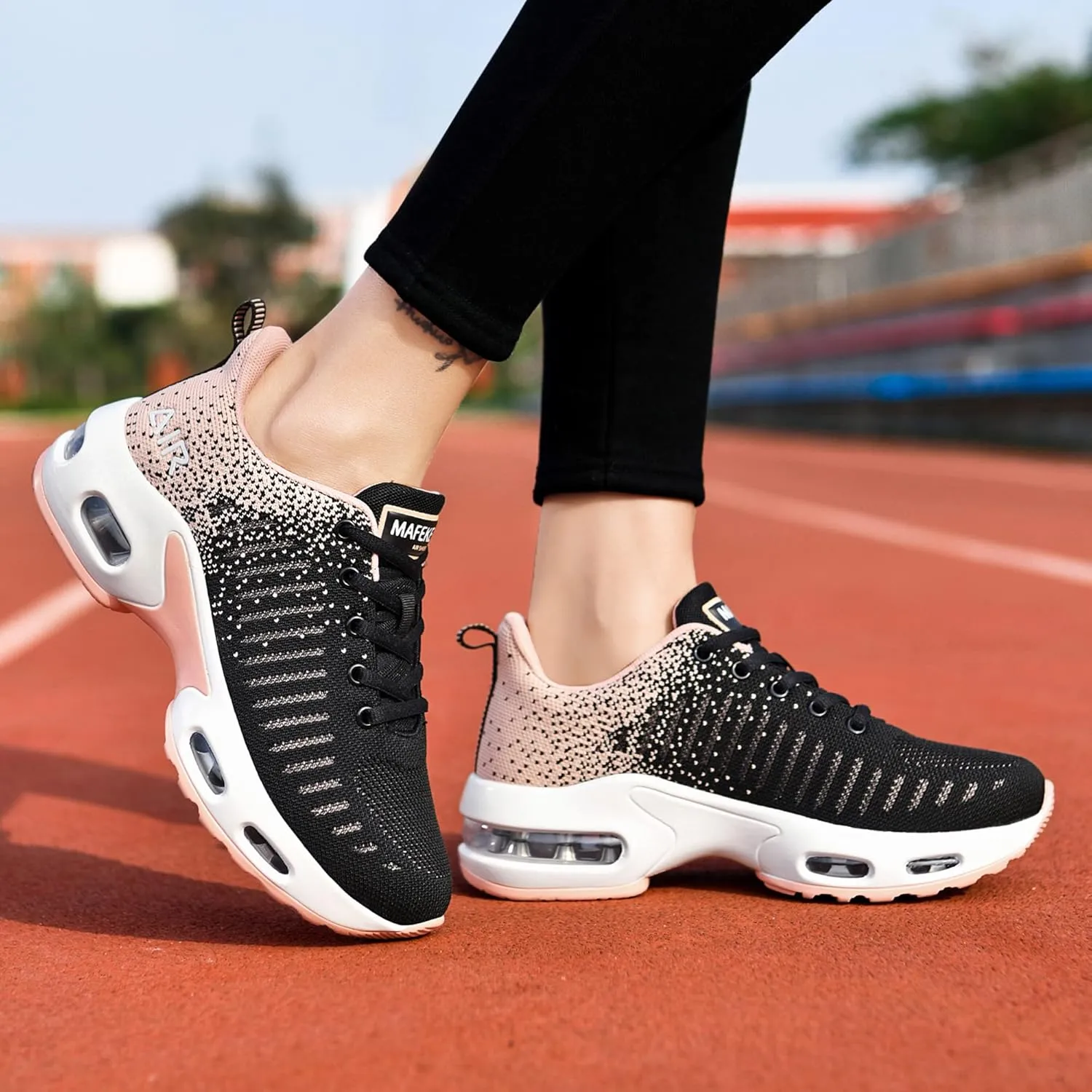 Women's Air Athletic Tennis Running Sneakers Lightweight Sport Gym Jogging Breathable Fashion Walking Shoes(US 5.5-10)