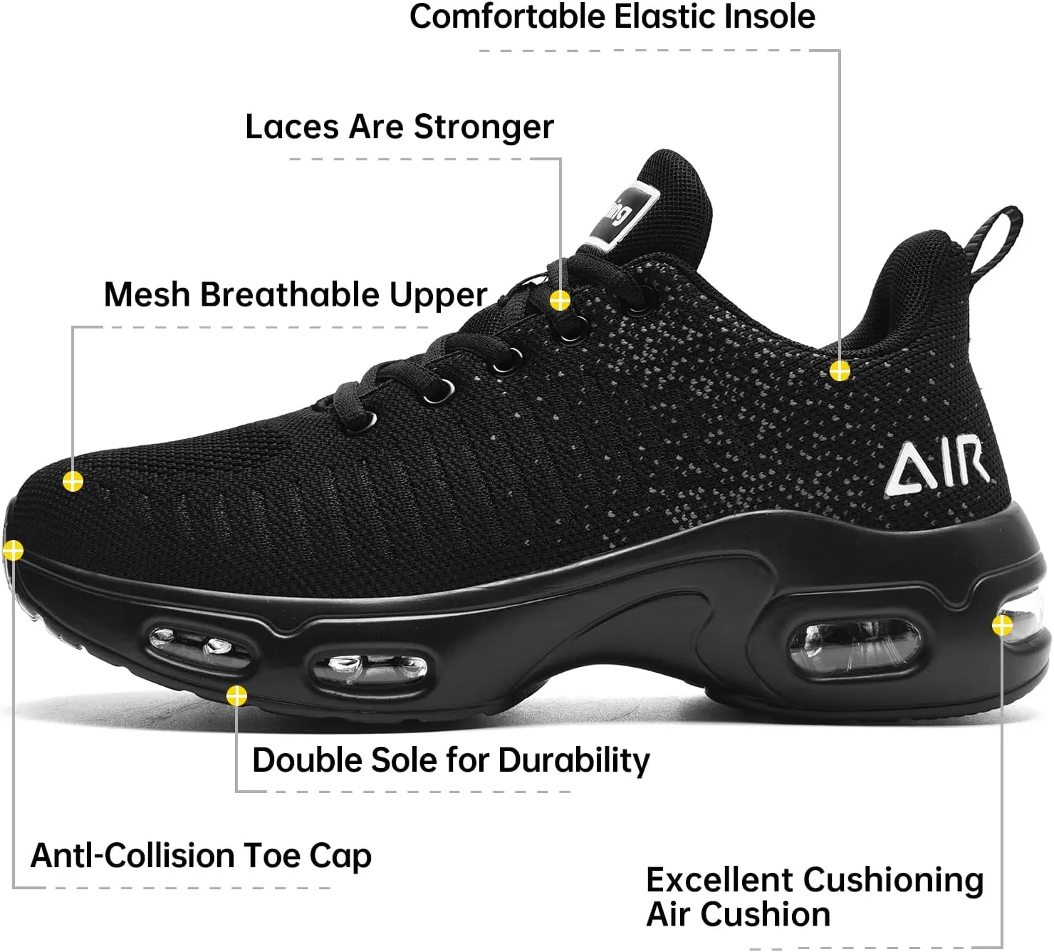 Women's Air Athletic Tennis Running Sneakers Lightweight Sport Gym Jogging Breathable Fashion Walking Shoes(US 5.5-10)