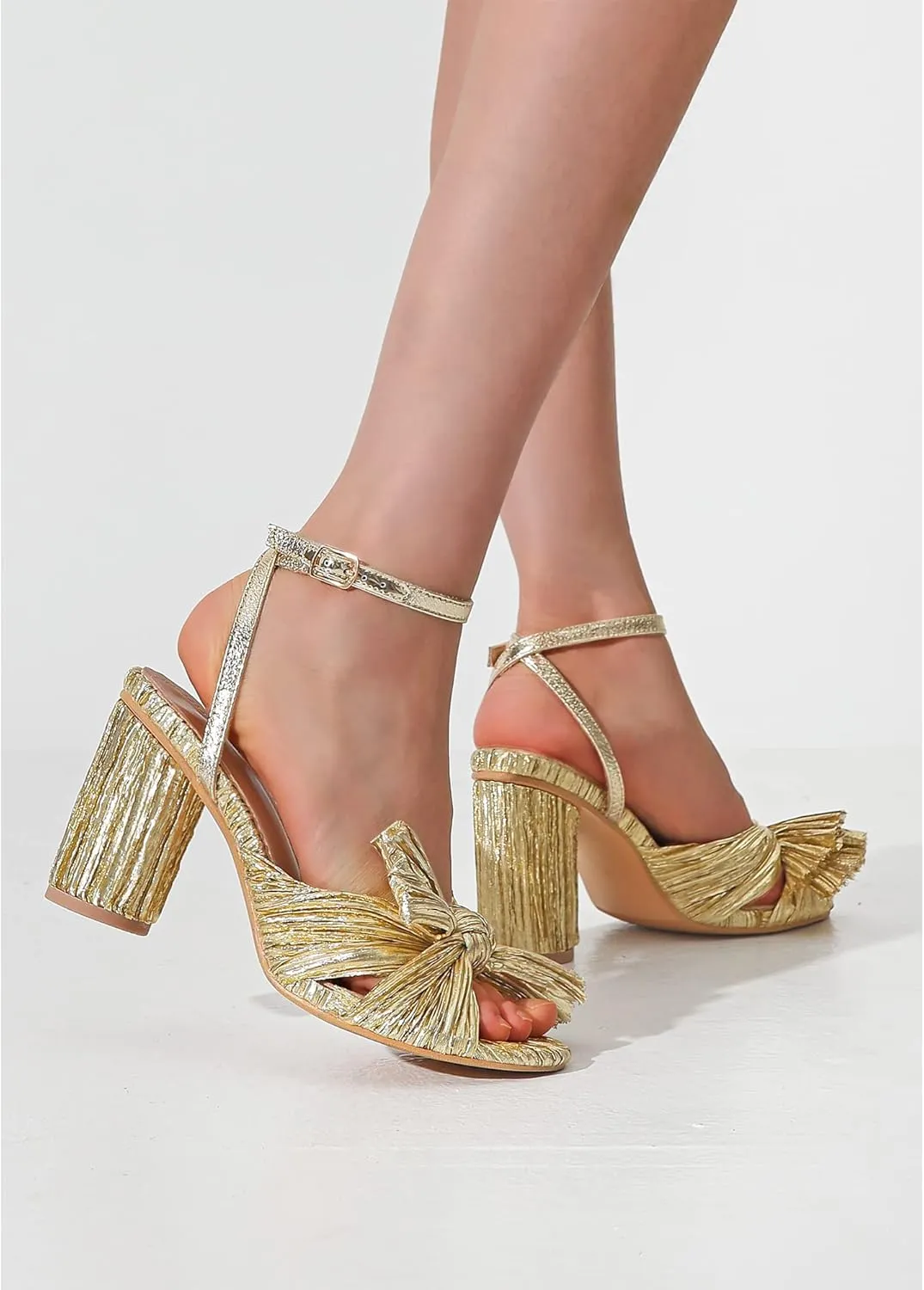 Womens Ankle Strap Heels Comfortable Chunky Open Toe Dress Shoes Casual Bride Block Heeled Sandals