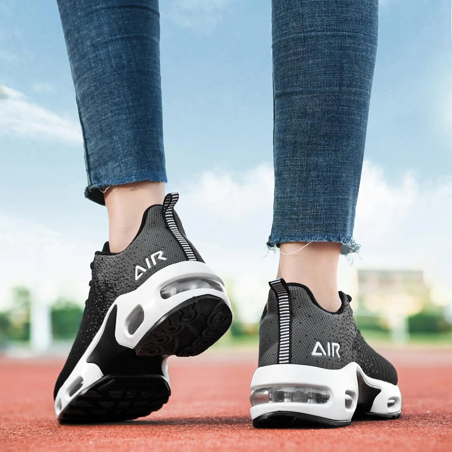 Women's Athletic Tennis Running Sneakers Lightweight Sport Gym Jogging Breathable Fashion Walking Shoes(US 5.5-10)