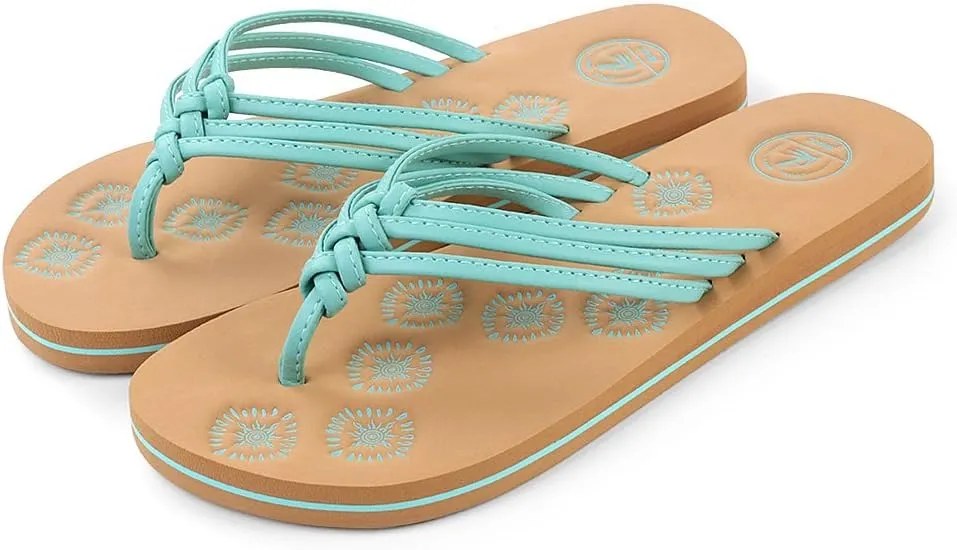 Women's Braided Flip Flops Thong Sandals