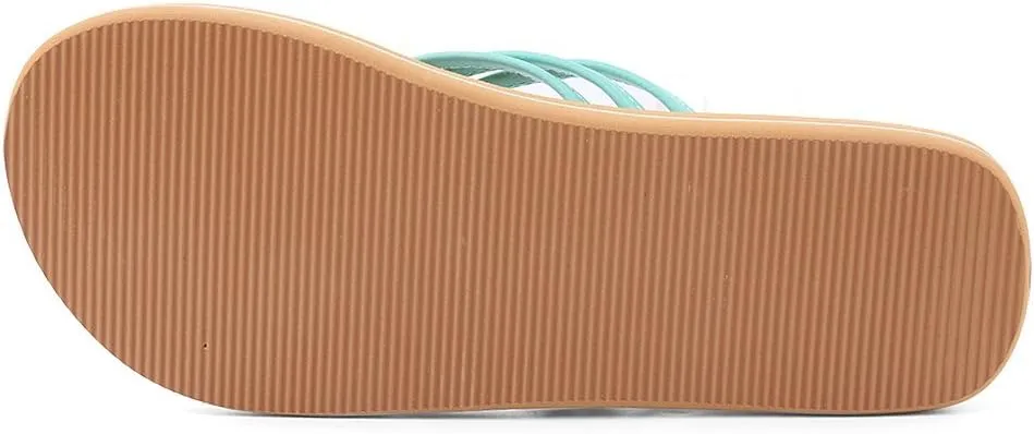 Women's Braided Flip Flops Thong Sandals