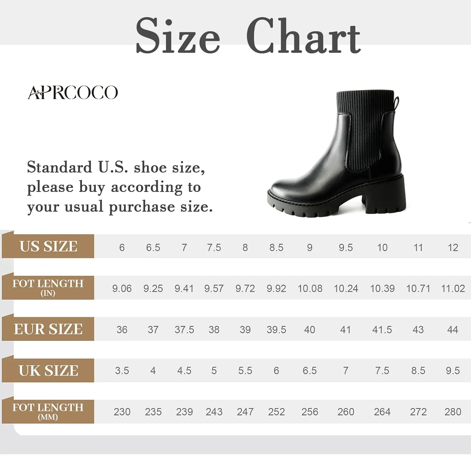 Women's Chelsea Boots Platform Elastic Zippers Chunky Heel Lug Sole Comfort Slip On Booties for women