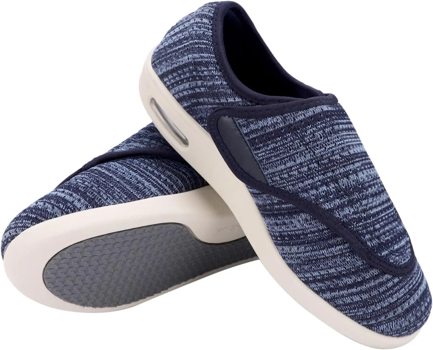 Women's Diabetic Shoes, Lightweight Wide Width Walking Sneakers with Adjustable Closures for Diabetic Edema Plantar Fasciitis Bunions Arthritis Swollen Feet