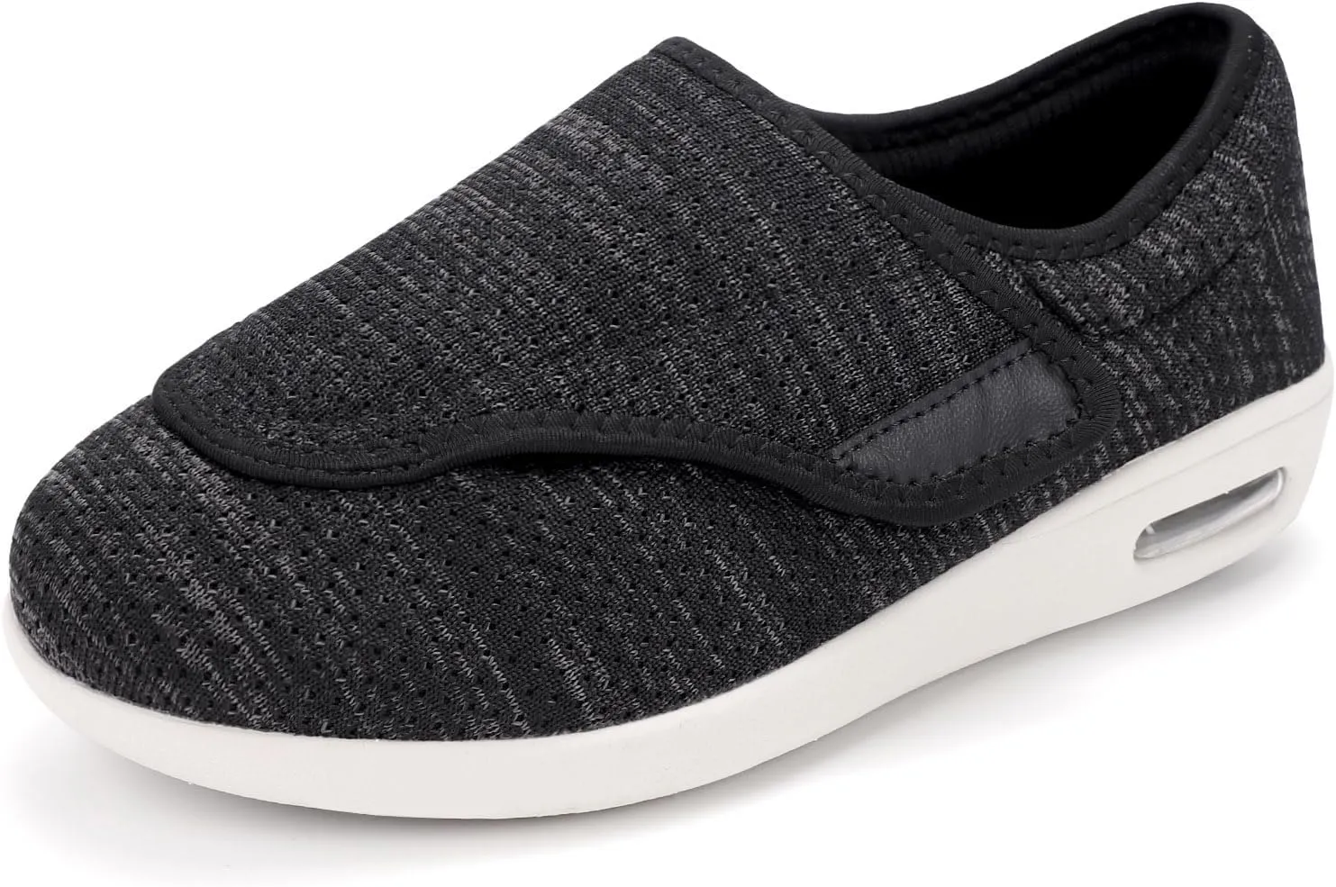 Women's Diabetic Shoes, Lightweight Wide Width Walking Sneakers with Adjustable Closures for Diabetic Edema Plantar Fasciitis Bunions Arthritis Swollen Feet