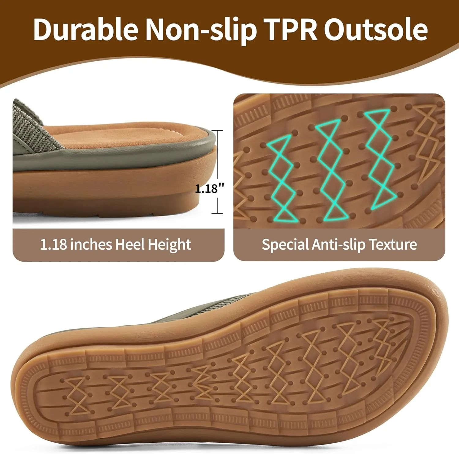 Womens Flip Flops Dressy : Comfortable Summer Thong Sandals - Ladies Casual Walking Shoes