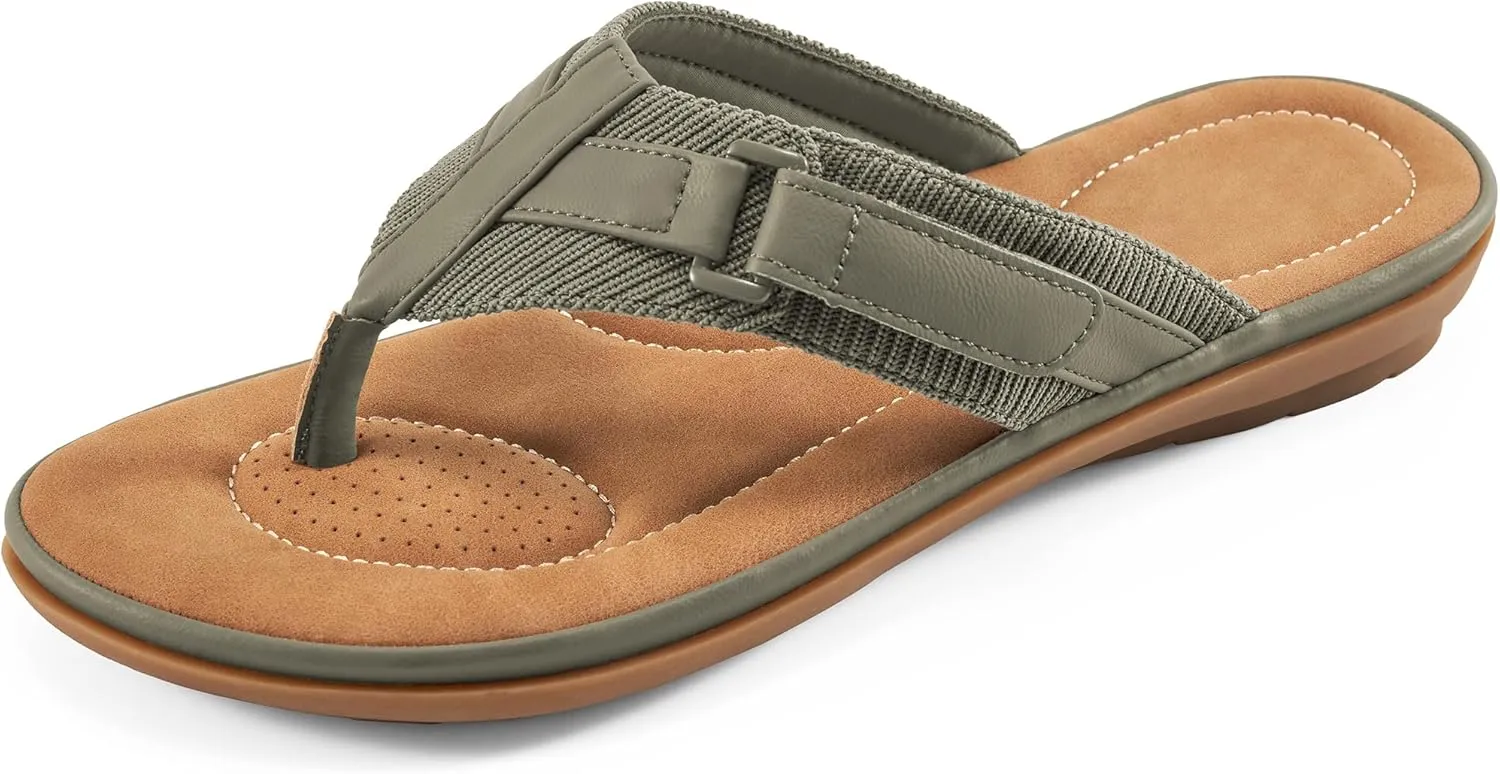 Womens Flip Flops Dressy : Comfortable Summer Thong Sandals - Ladies Casual Walking Shoes