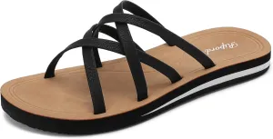 Womens Flip Flops Thong Sandals Fashion Summer Slides Casual Flat Sandals