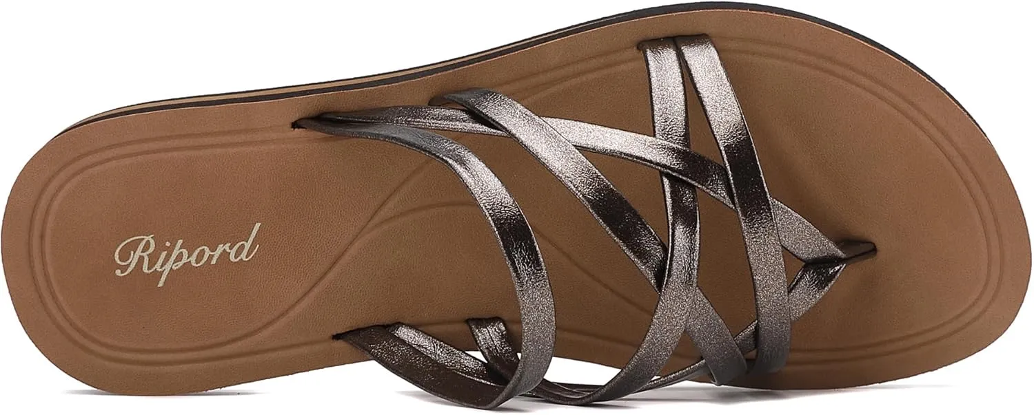 Womens Flip Flops Thong Sandals Fashion Summer Slides Casual Flat Sandals