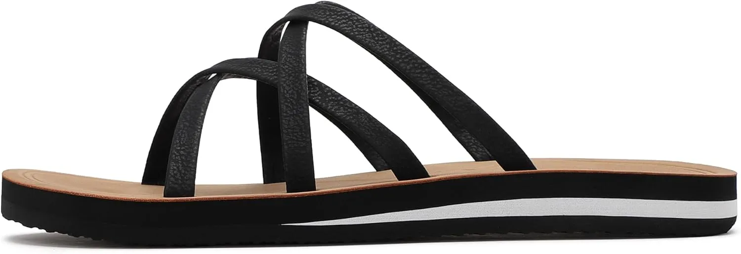 Womens Flip Flops Thong Sandals Fashion Summer Slides Casual Flat Sandals