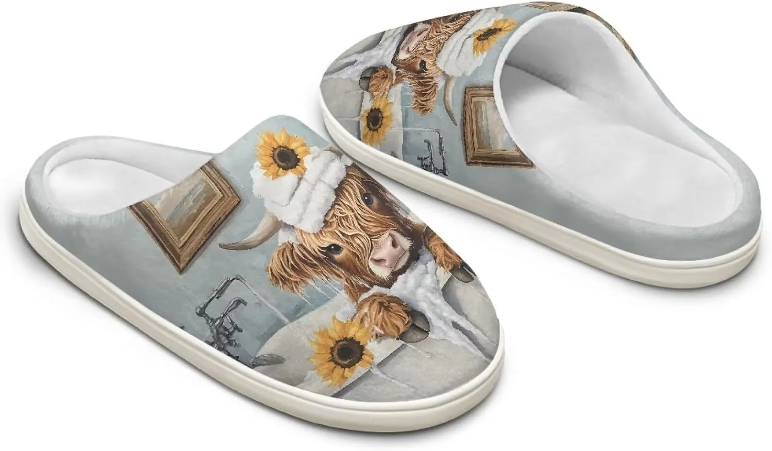 Women's Fuzzy Slip On House Slipper Soft Warm Bedroom Outdoor Shoes Non-Slip Cozy Furry Slipper with Furry Lining for Girls US 3-13 Cozy Furry Slipper with Furry Lining for Girls US 3-13