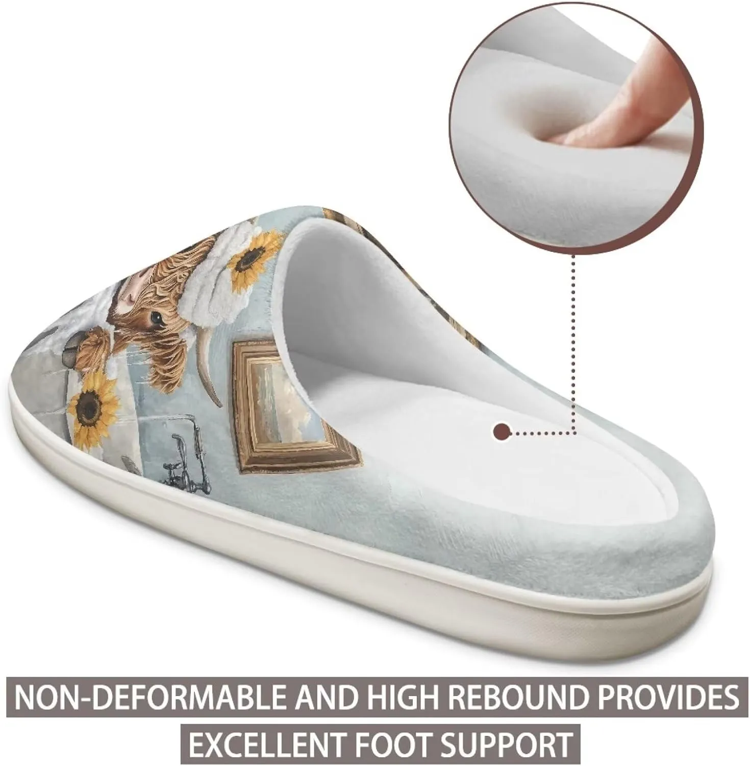 Women's Fuzzy Slip On House Slipper Soft Warm Bedroom Outdoor Shoes Non-Slip Cozy Furry Slipper with Furry Lining for Girls US 3-13 Cozy Furry Slipper with Furry Lining for Girls US 3-13
