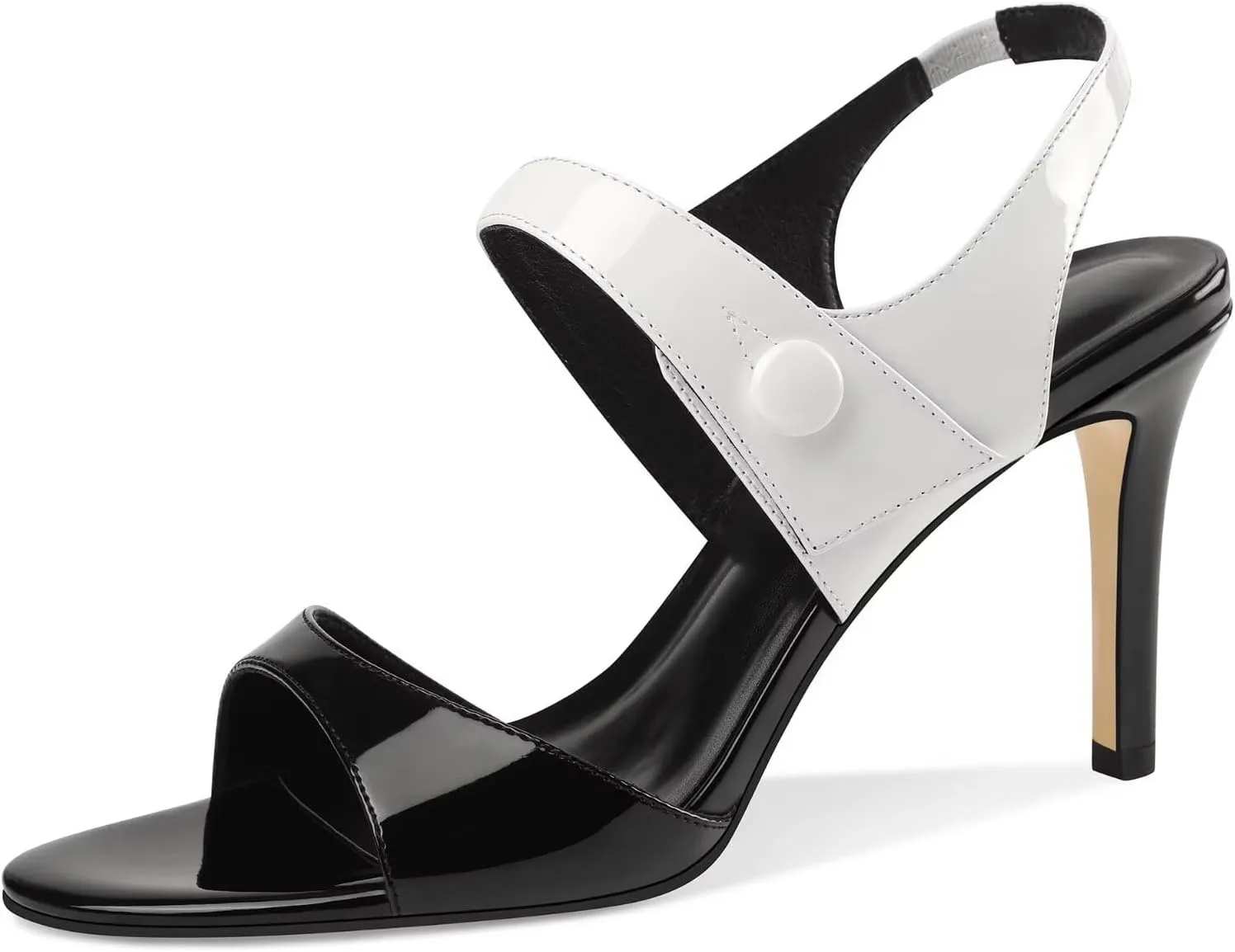 Women's High Heel Sandals Slingback Pumps Open Toe Comfortable Strappy Heels Parties Weddings Heeled Sandals