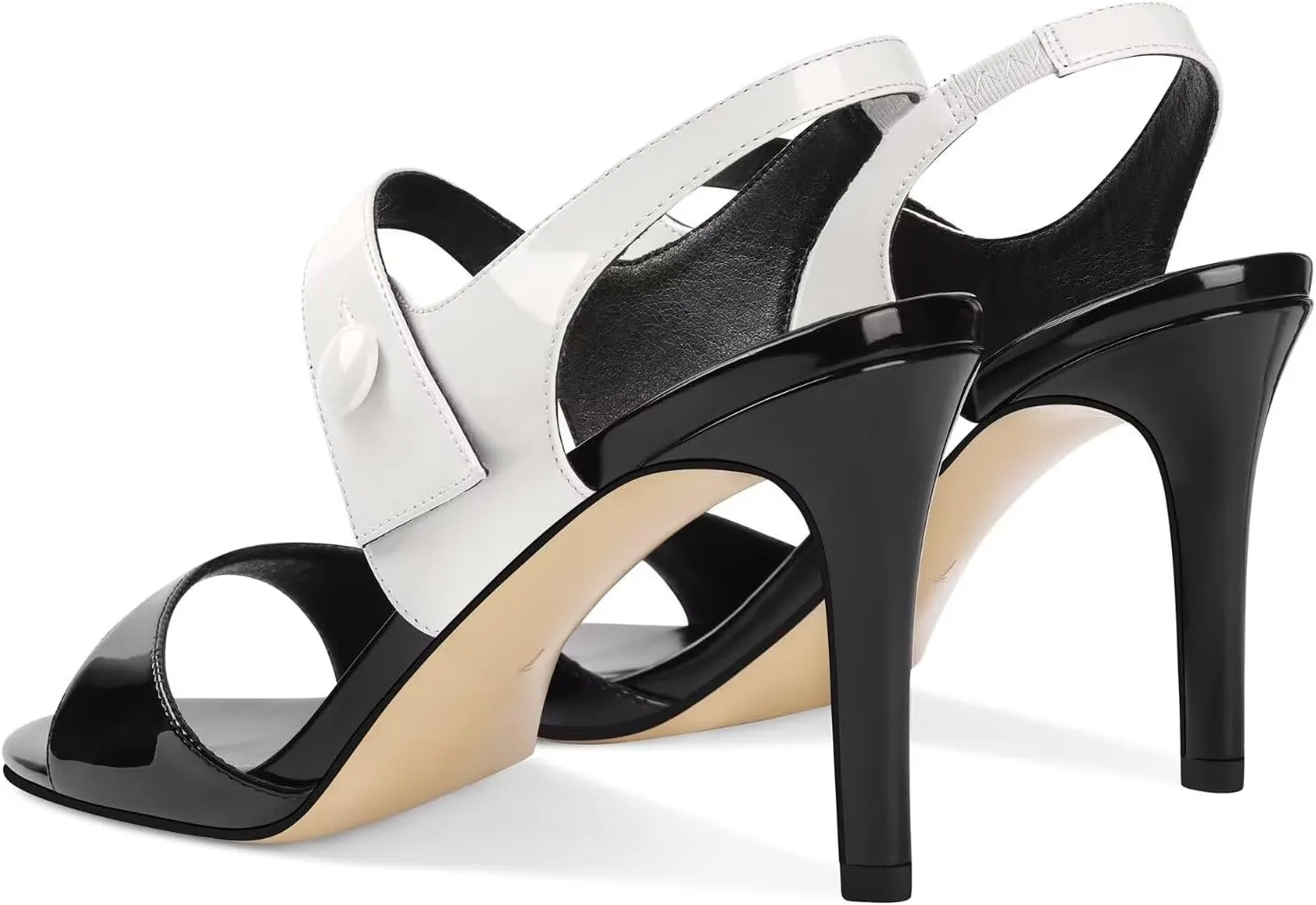 Women's High Heel Sandals Slingback Pumps Open Toe Comfortable Strappy Heels Parties Weddings Heeled Sandals