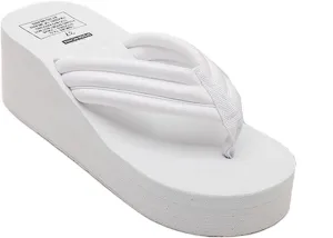Womens High Wedge Beach Sandals Summer Thong Flip Flops Platform