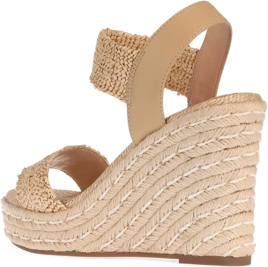 Women's Platform Sandals Wedge Ankle Strap Open Toe Sandals