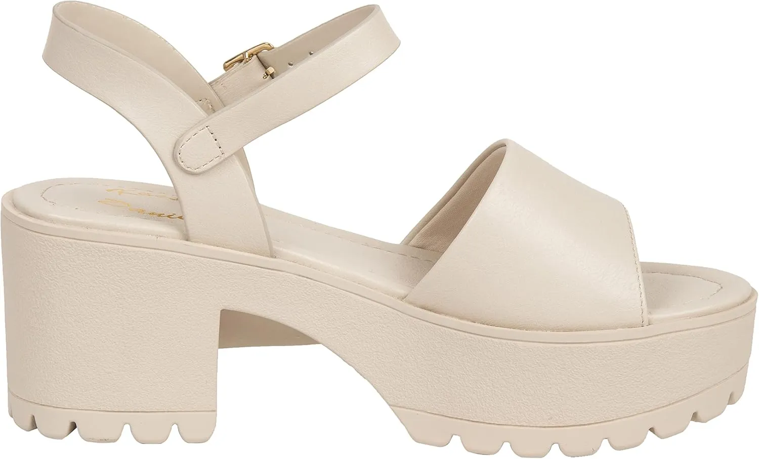 Womens Sandals Open Toe Lug sole Block Heeled Platform CHECA
