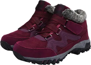 Women's Winter Boots Thermal Work Boots for Women, Unisex Waterproof Snow Shoes Non-Slip, Warm Comfy Booties Fashion Sneakers Walking Shoe