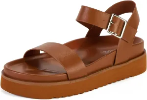 Yavero Womens Platform Sandals Open Toe Summer Sandals Low Wedge Sandals