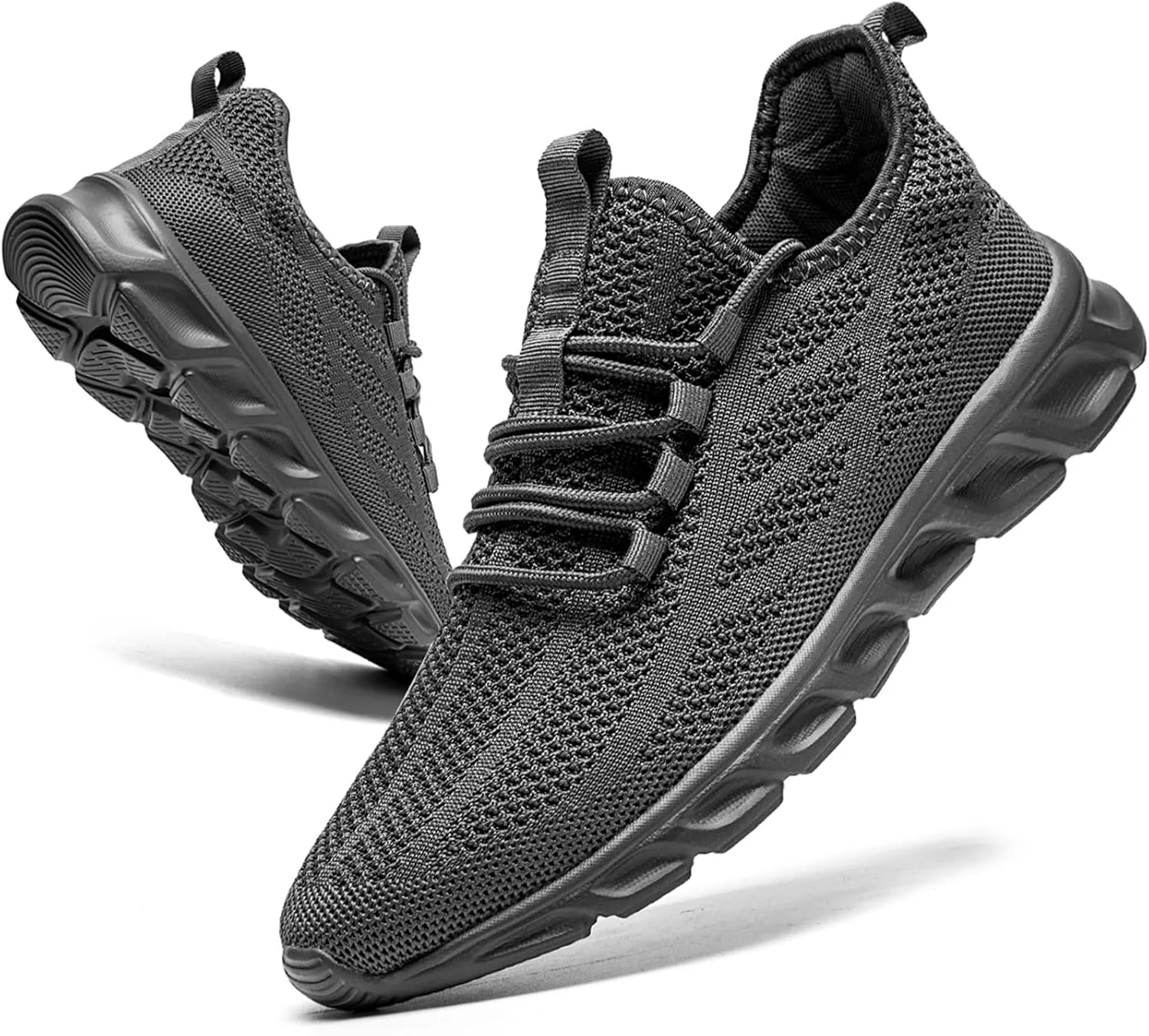 ZGPWZWL Mens Running Shoes Fashion Sneakers Tennis Gym Golf Lightweight Walking Training Jogging Breathable Comfortable Shoes