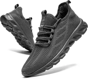 ZGPWZWL Mens Running Shoes Fashion Sneakers Tennis Gym Golf Lightweight Walking Training Jogging Breathable Comfortable Shoes