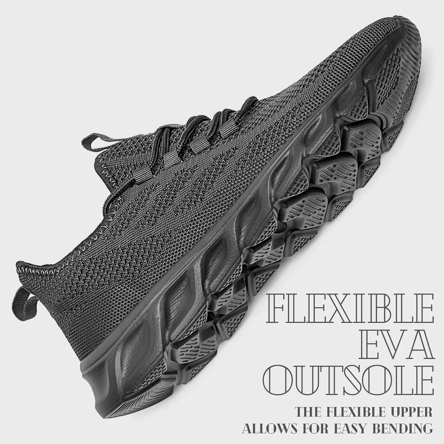 ZGPWZWL Mens Running Shoes Fashion Sneakers Tennis Gym Golf Lightweight Walking Training Jogging Breathable Comfortable Shoes