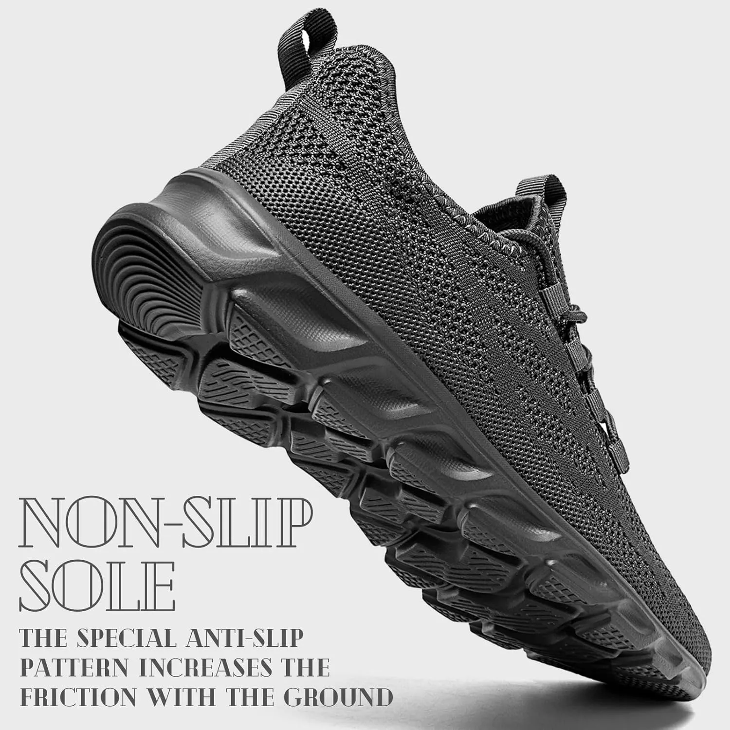 ZGPWZWL Mens Running Shoes Fashion Sneakers Tennis Gym Golf Lightweight Walking Training Jogging Breathable Comfortable Shoes