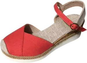ZWRXW Orthopedic Platform Wedge Sandals for Women Arch Support Closed Toe Platform Sandals Dressy Summer Buckle Ankle Strap Espadrilles Wedge Sandals Comfortable Outdoor Shoes